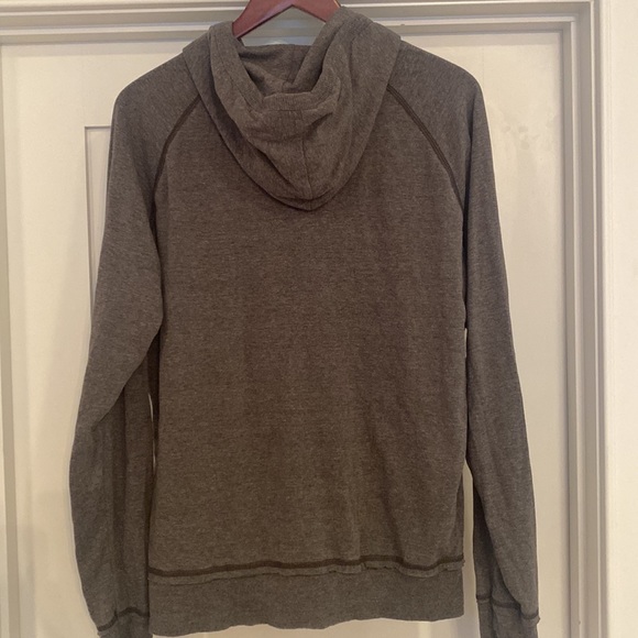 Paper Denim & Cloth - Lightweight Zip Up Grey Hoodie (M) - Picture 3 of 3